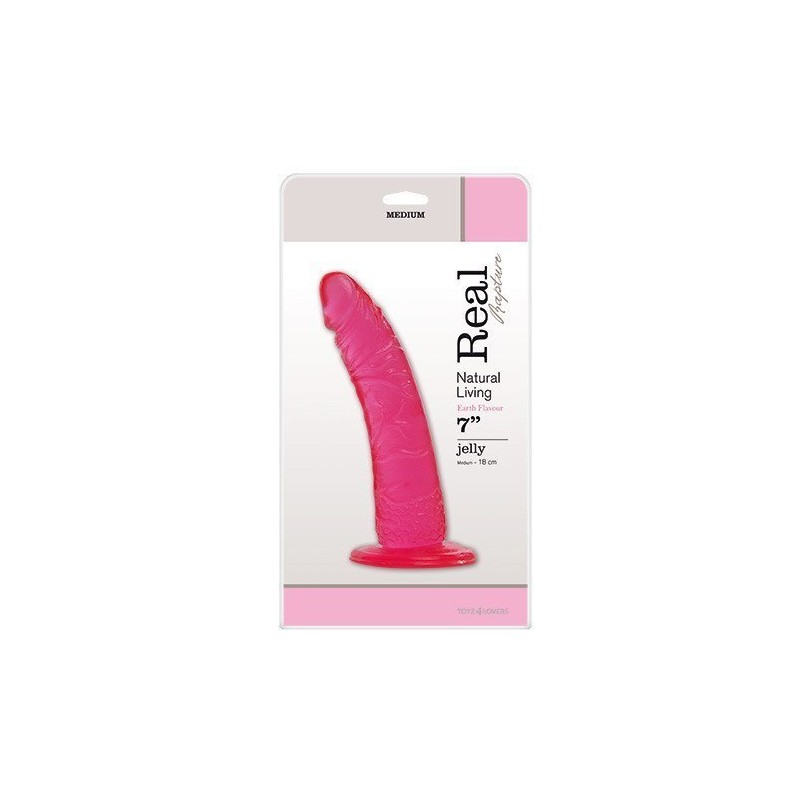 Klasyczne realistyczne dildo penis członek 18cm